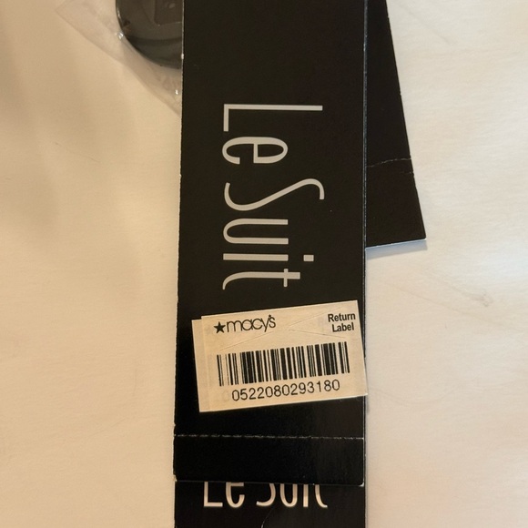 Women’s Le Suit 2 Pieces Jacket (s-14) Long Skirt (s-16) Padded Shoulders Black - Picture 11 of 16